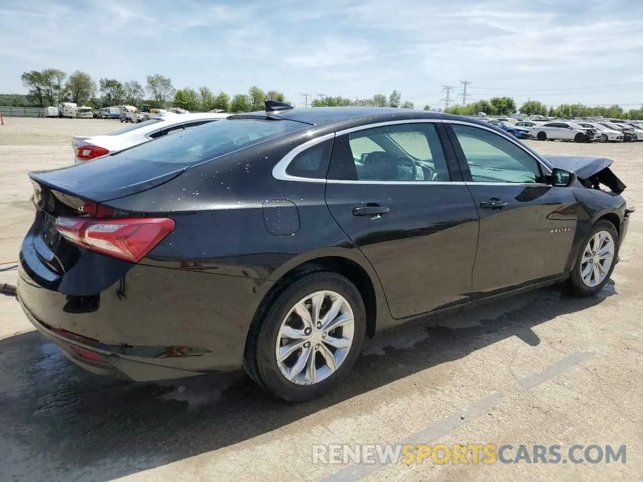 3 Photograph of a damaged car 1G1ZD5ST0MF065698 CHEVROLET MALIBU 2021