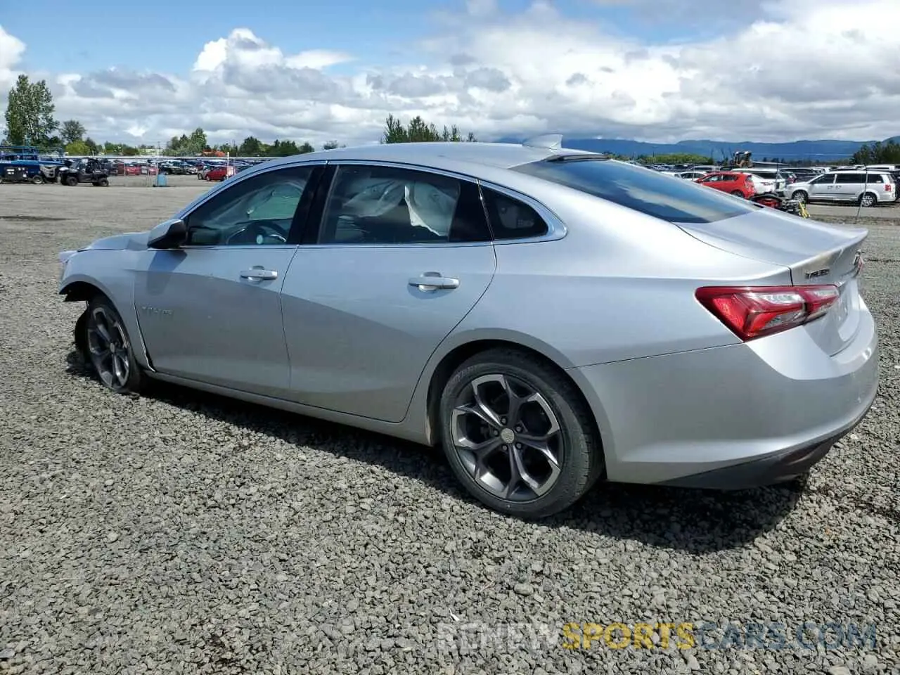 2 Photograph of a damaged car 1G1ZD5ST0MF067161 CHEVROLET MALIBU 2021