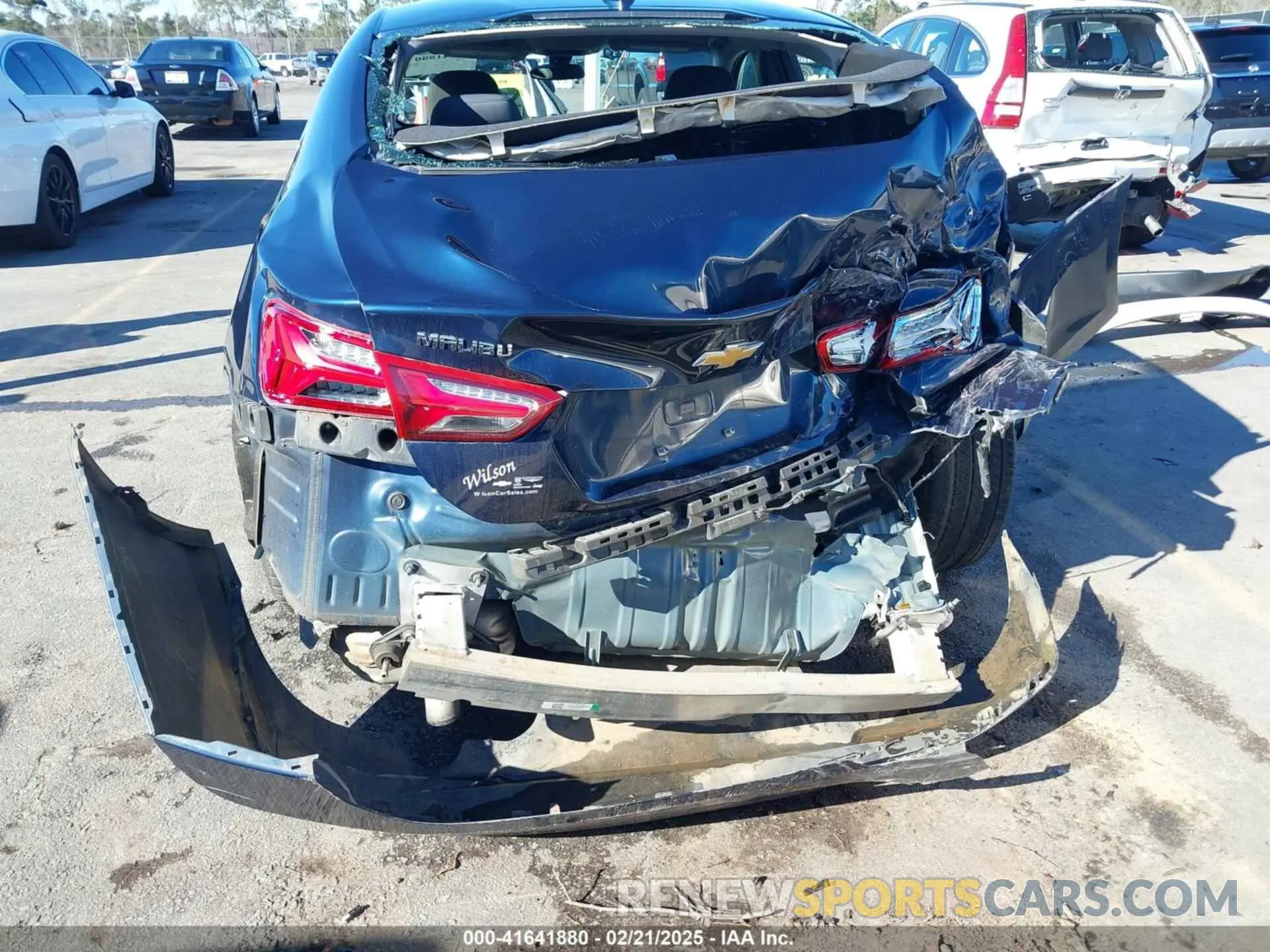 6 Photograph of a damaged car 1G1ZD5ST1MF008264 CHEVROLET MALIBU 2021