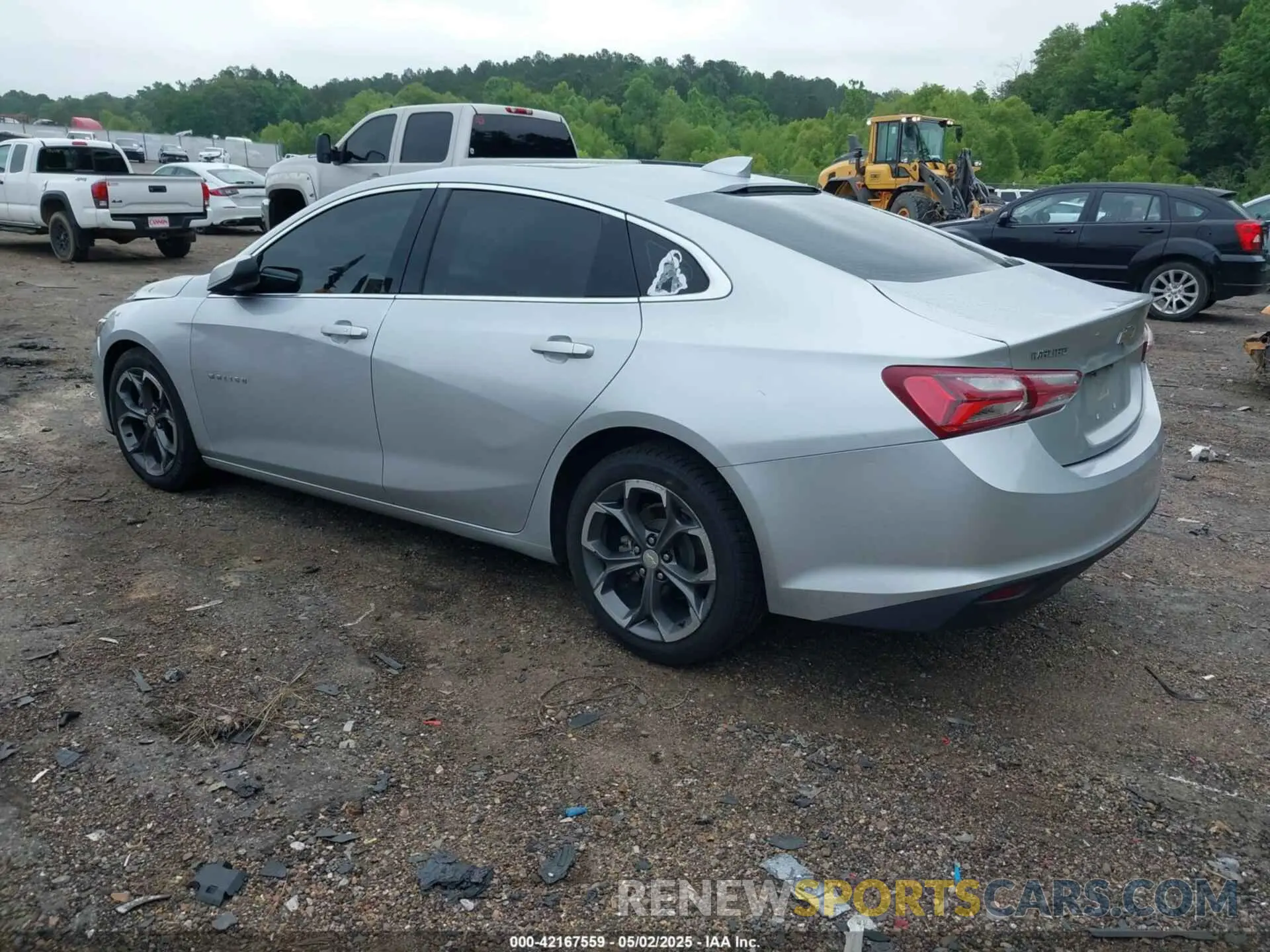 3 Photograph of a damaged car 1G1ZD5ST1MF018020 CHEVROLET MALIBU 2021