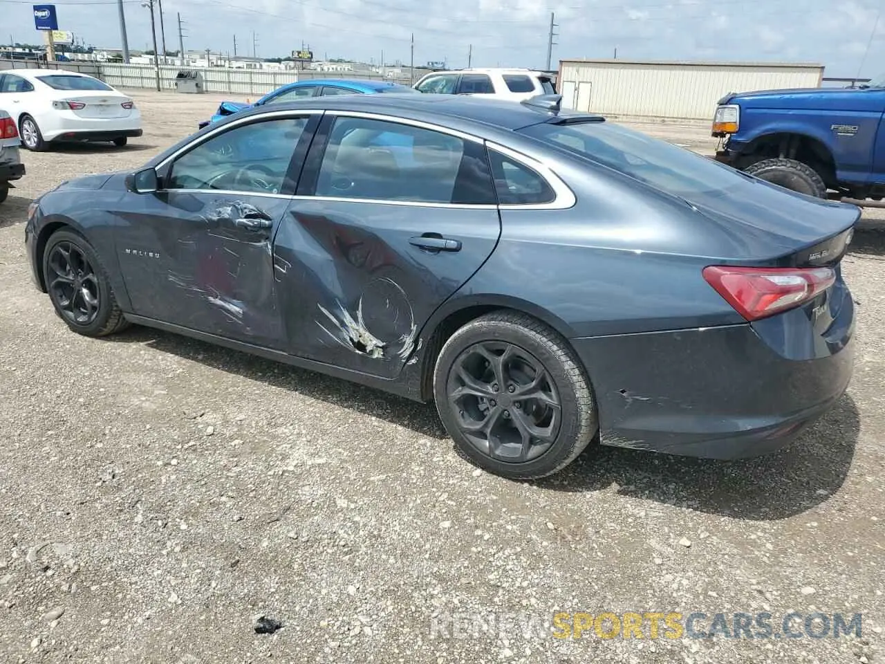 2 Photograph of a damaged car 1G1ZD5ST1MF020267 CHEVROLET MALIBU 2021