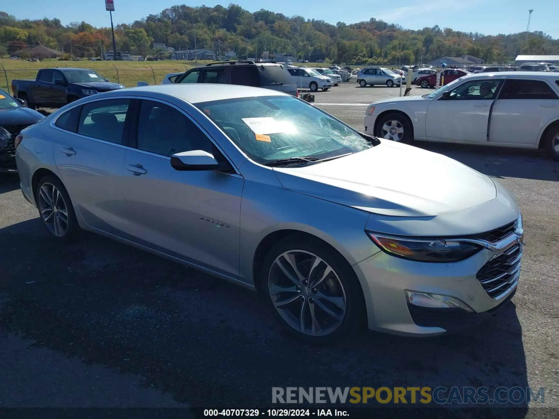 1 Photograph of a damaged car 1G1ZD5ST1MF026618 CHEVROLET MALIBU 2021