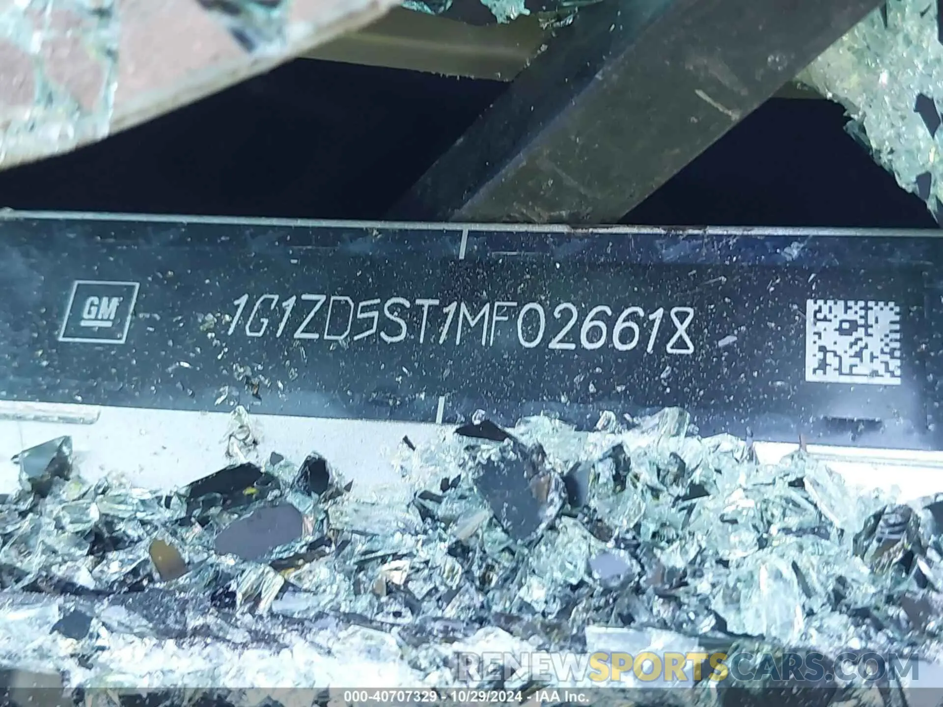 9 Photograph of a damaged car 1G1ZD5ST1MF026618 CHEVROLET MALIBU 2021