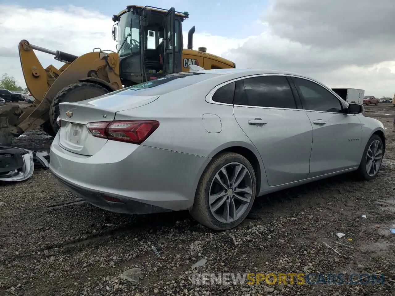3 Photograph of a damaged car 1G1ZD5ST1MF029390 CHEVROLET MALIBU 2021