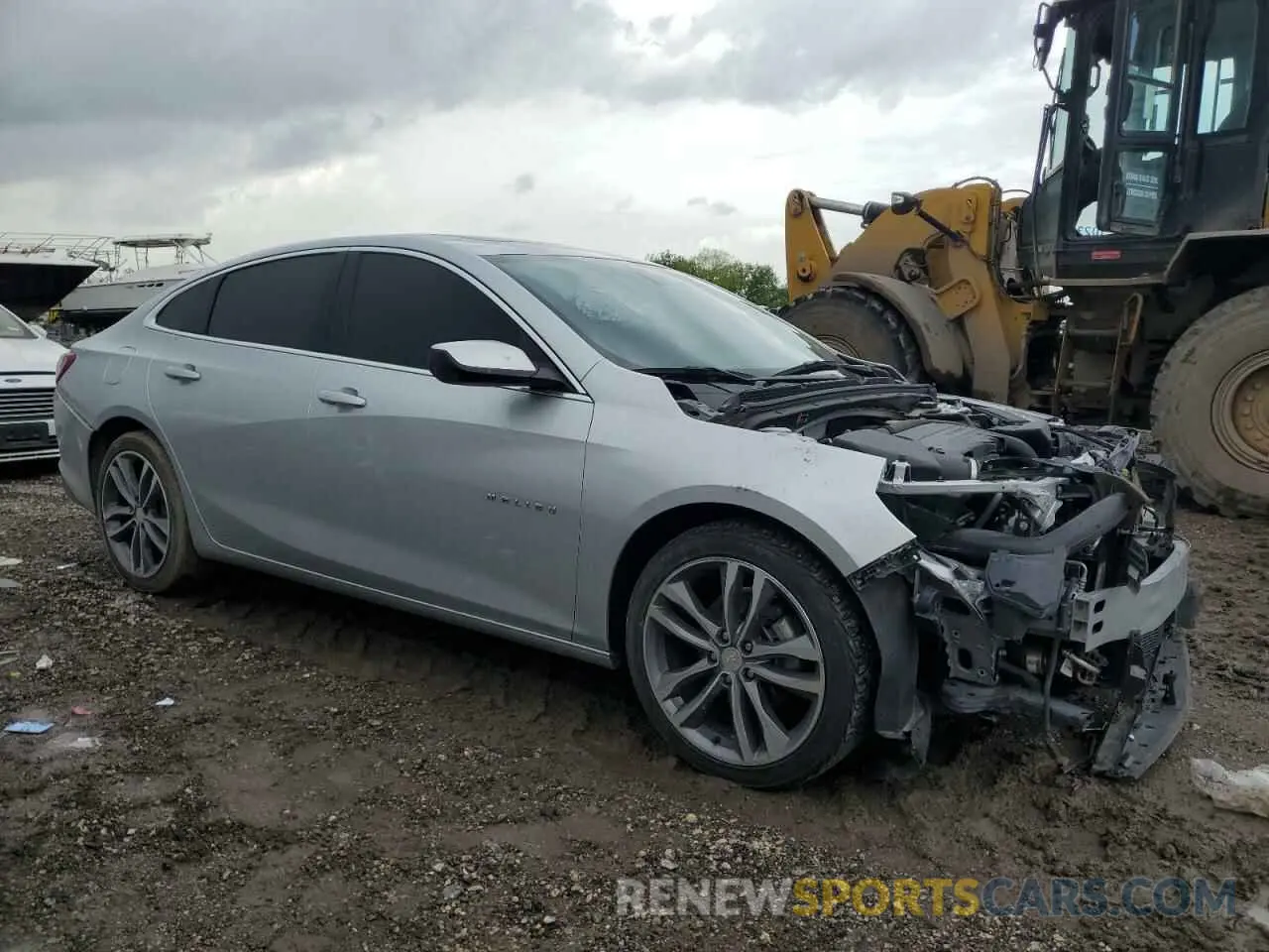4 Photograph of a damaged car 1G1ZD5ST1MF029390 CHEVROLET MALIBU 2021
