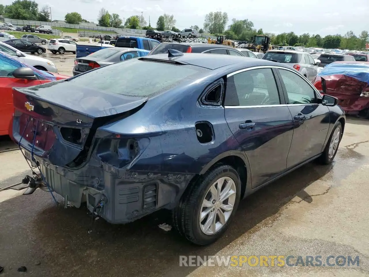 3 Photograph of a damaged car 1G1ZD5ST1MF034671 CHEVROLET MALIBU 2021