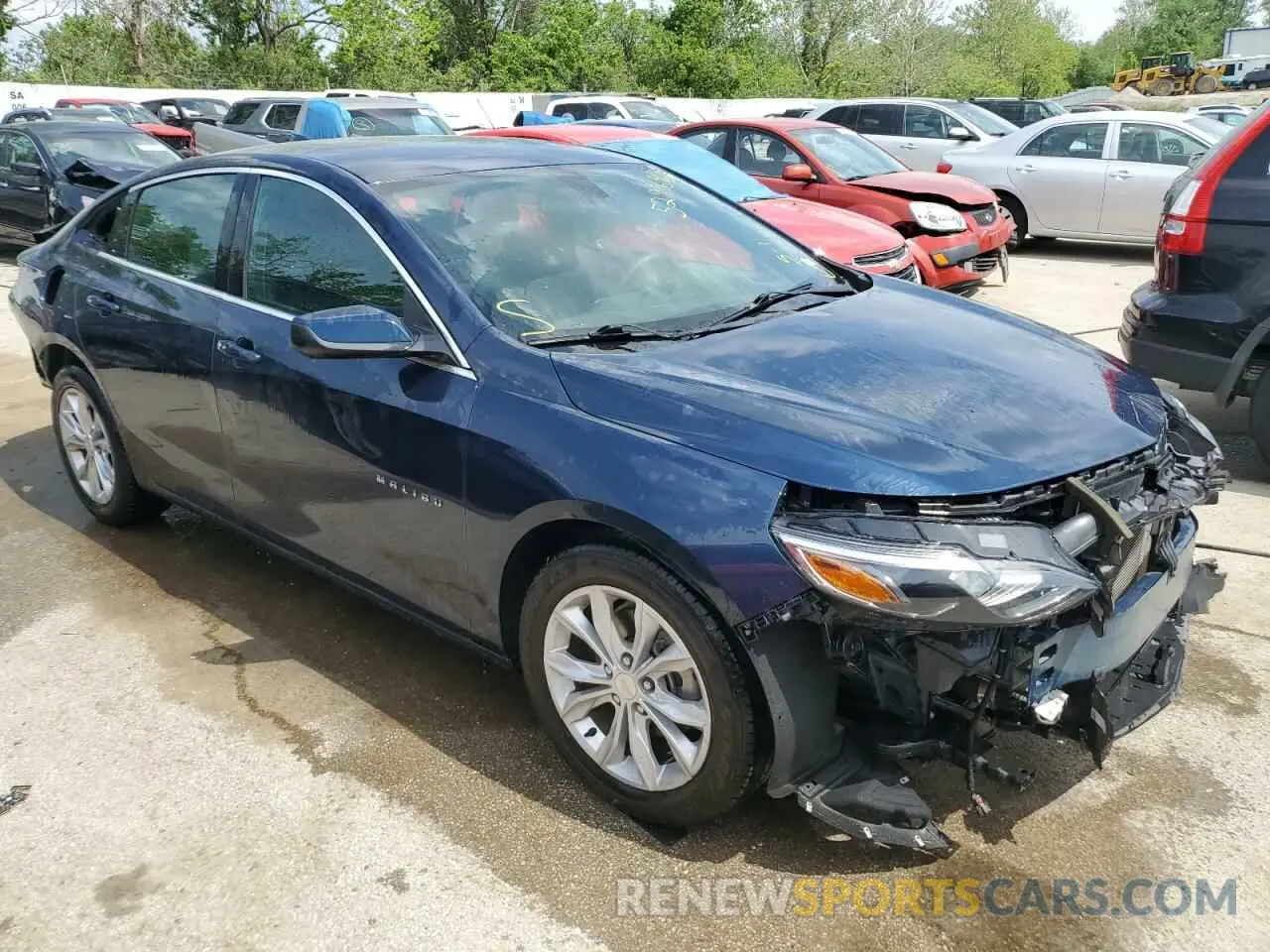 4 Photograph of a damaged car 1G1ZD5ST1MF034671 CHEVROLET MALIBU 2021