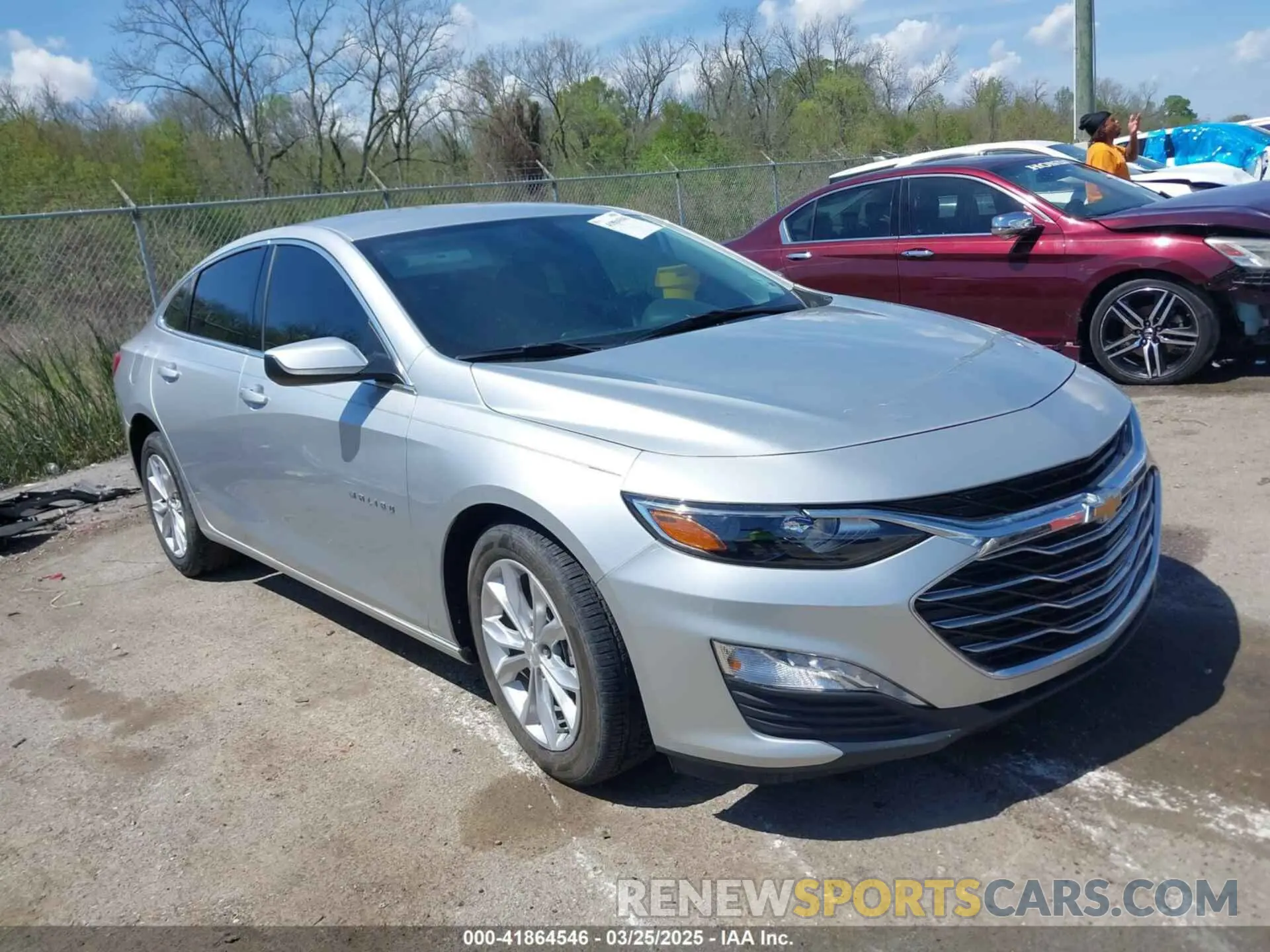 1 Photograph of a damaged car 1G1ZD5ST1MF050952 CHEVROLET MALIBU 2021