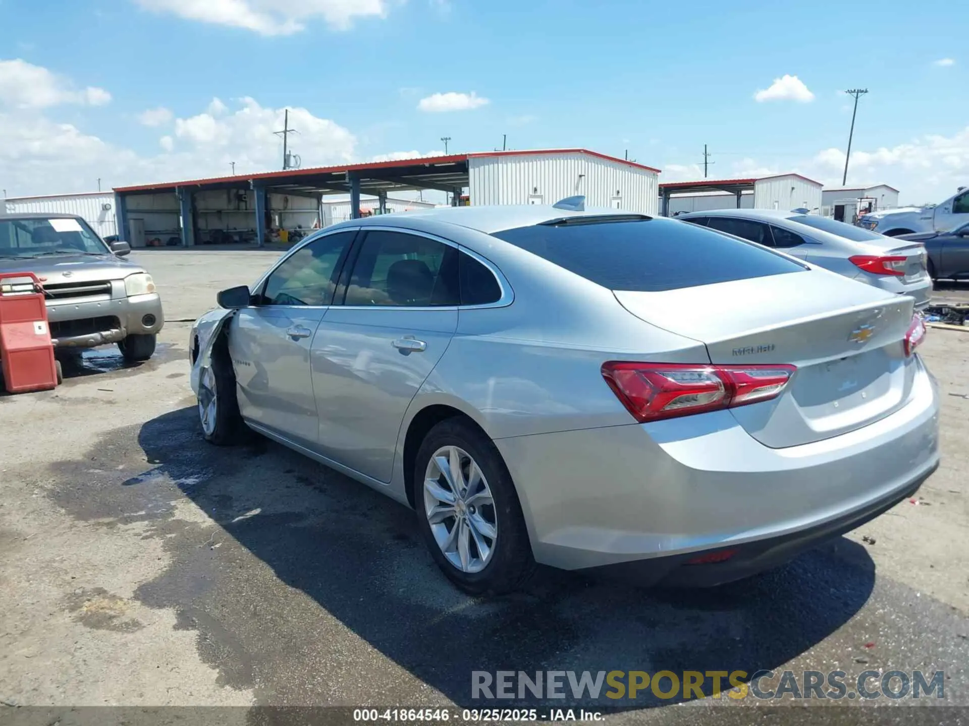 3 Photograph of a damaged car 1G1ZD5ST1MF050952 CHEVROLET MALIBU 2021