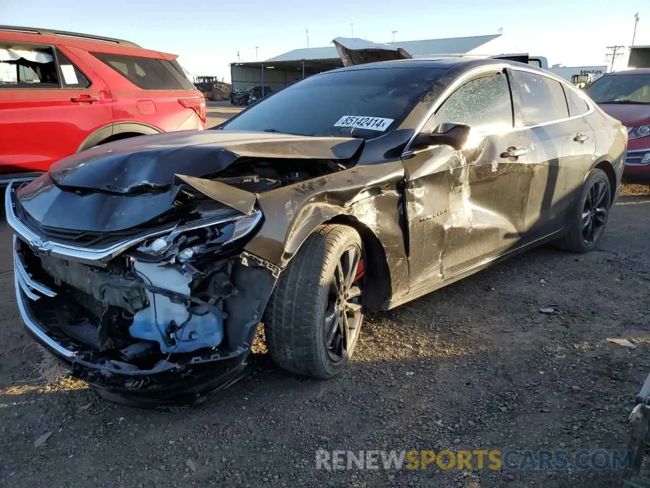 1 Photograph of a damaged car 1G1ZD5ST1MF063166 CHEVROLET MALIBU 2021