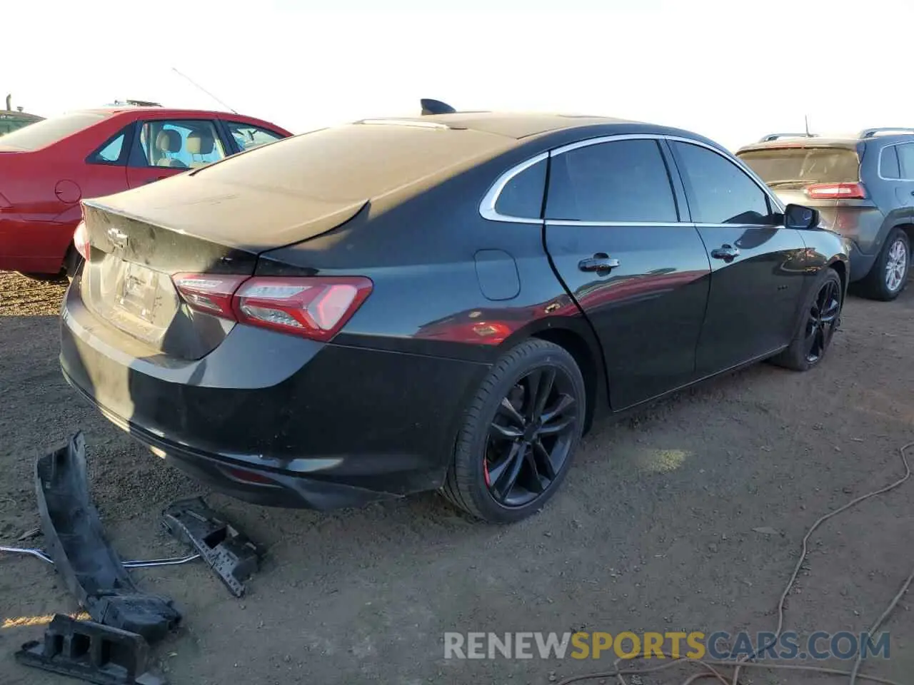 3 Photograph of a damaged car 1G1ZD5ST1MF063166 CHEVROLET MALIBU 2021