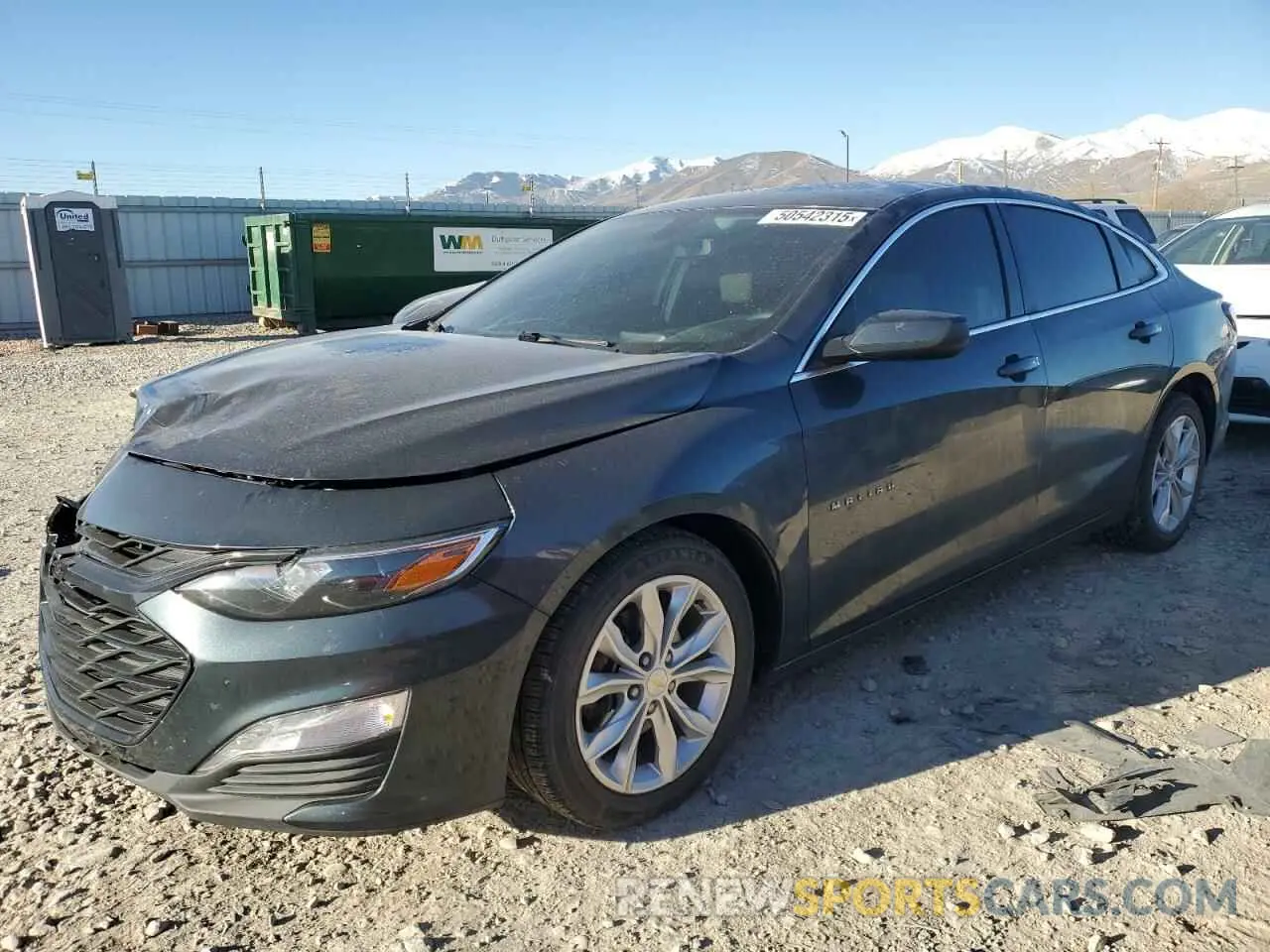 1 Photograph of a damaged car 1G1ZD5ST1MF072174 CHEVROLET MALIBU 2021