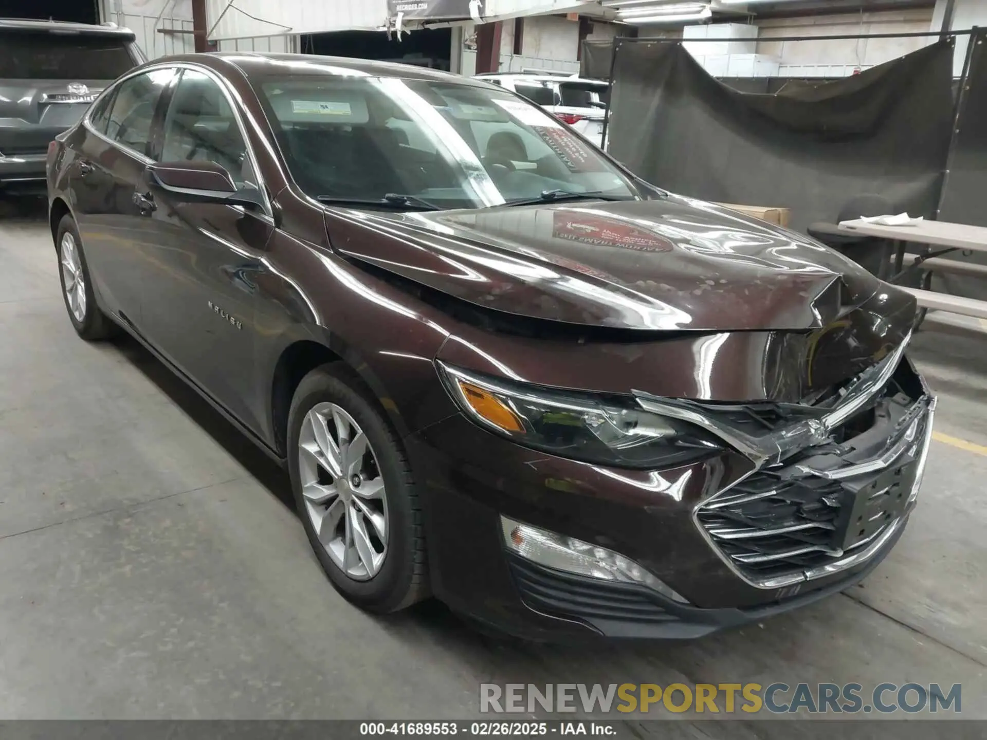 1 Photograph of a damaged car 1G1ZD5ST1MF073888 CHEVROLET MALIBU 2021