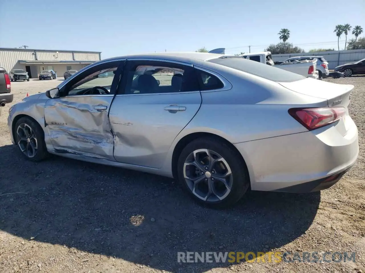 2 Photograph of a damaged car 1G1ZD5ST1MF073969 CHEVROLET MALIBU 2021