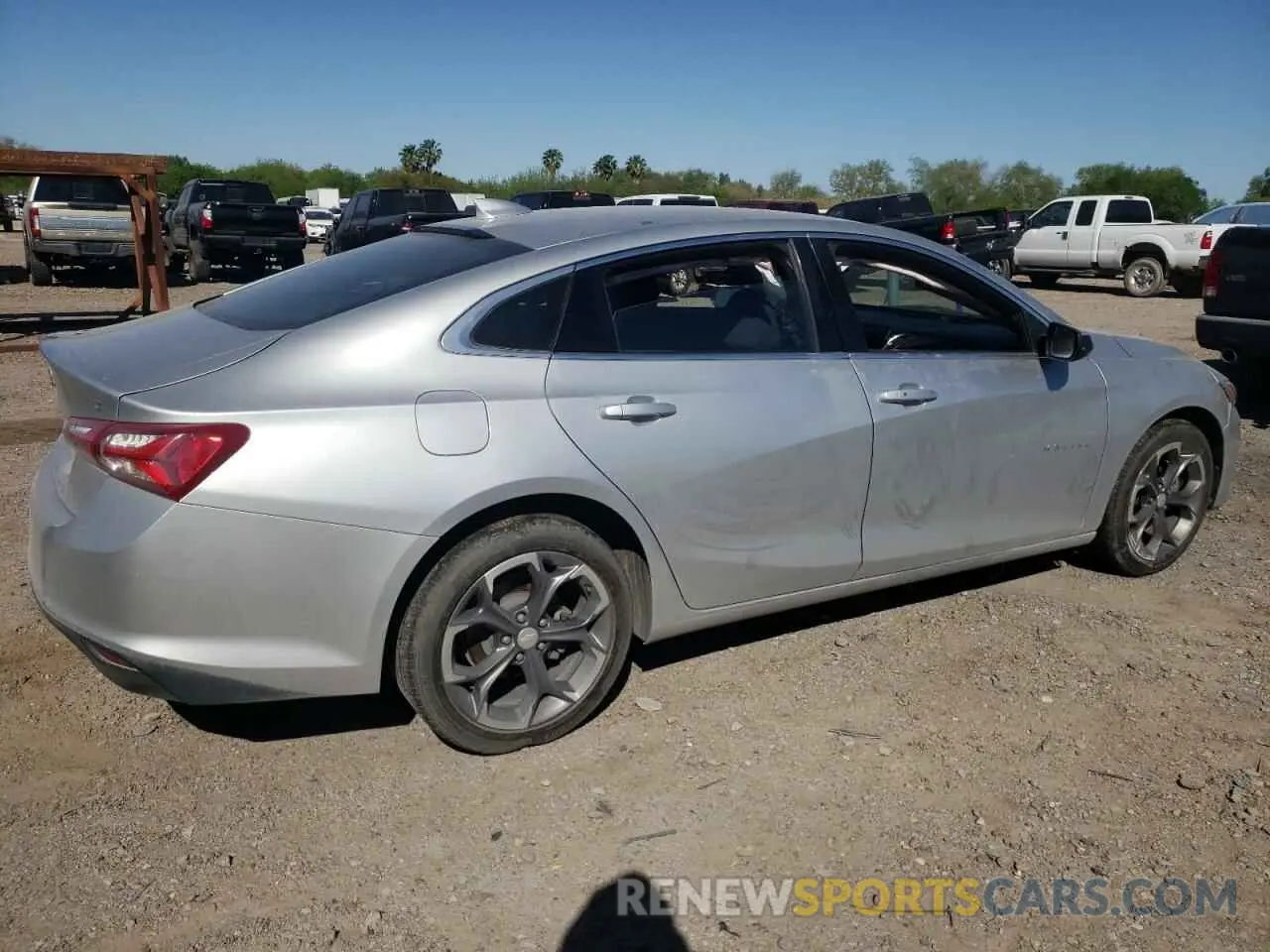 3 Photograph of a damaged car 1G1ZD5ST1MF073969 CHEVROLET MALIBU 2021