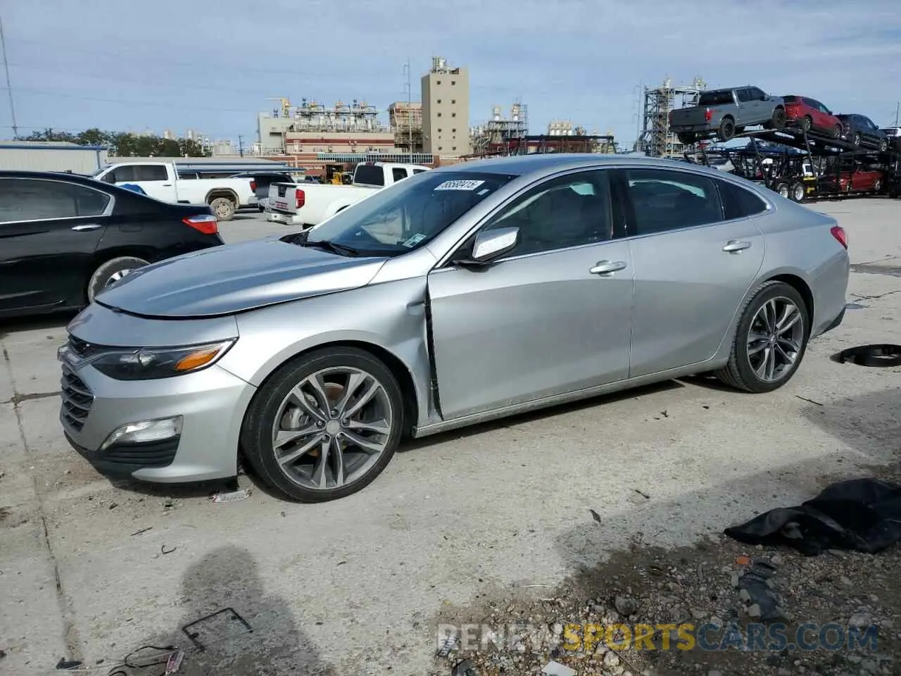 1 Photograph of a damaged car 1G1ZD5ST1MF077570 CHEVROLET MALIBU 2021