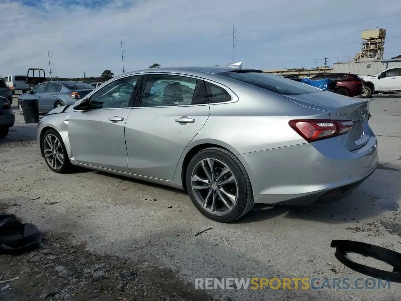 2 Photograph of a damaged car 1G1ZD5ST1MF077570 CHEVROLET MALIBU 2021