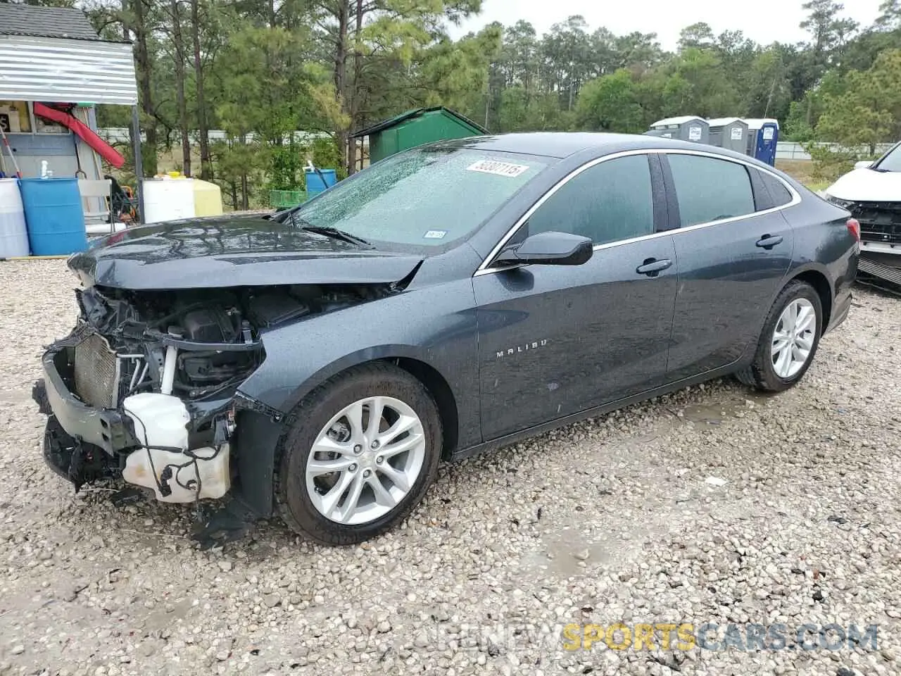 1 Photograph of a damaged car 1G1ZD5ST1MF077956 CHEVROLET MALIBU 2021