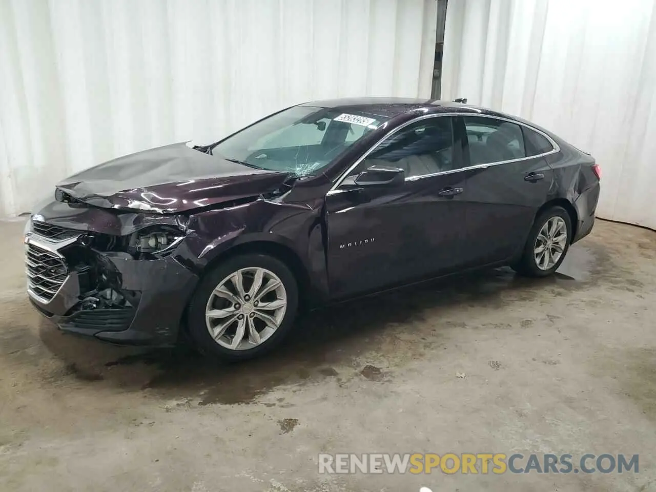 1 Photograph of a damaged car 1G1ZD5ST2MF006054 CHEVROLET MALIBU 2021
