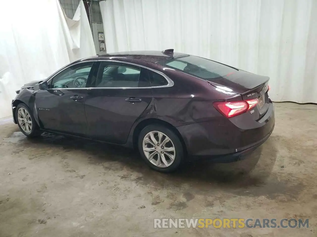 2 Photograph of a damaged car 1G1ZD5ST2MF006054 CHEVROLET MALIBU 2021
