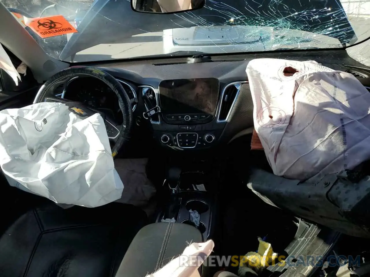 8 Photograph of a damaged car 1G1ZD5ST2MF006569 CHEVROLET MALIBU 2021