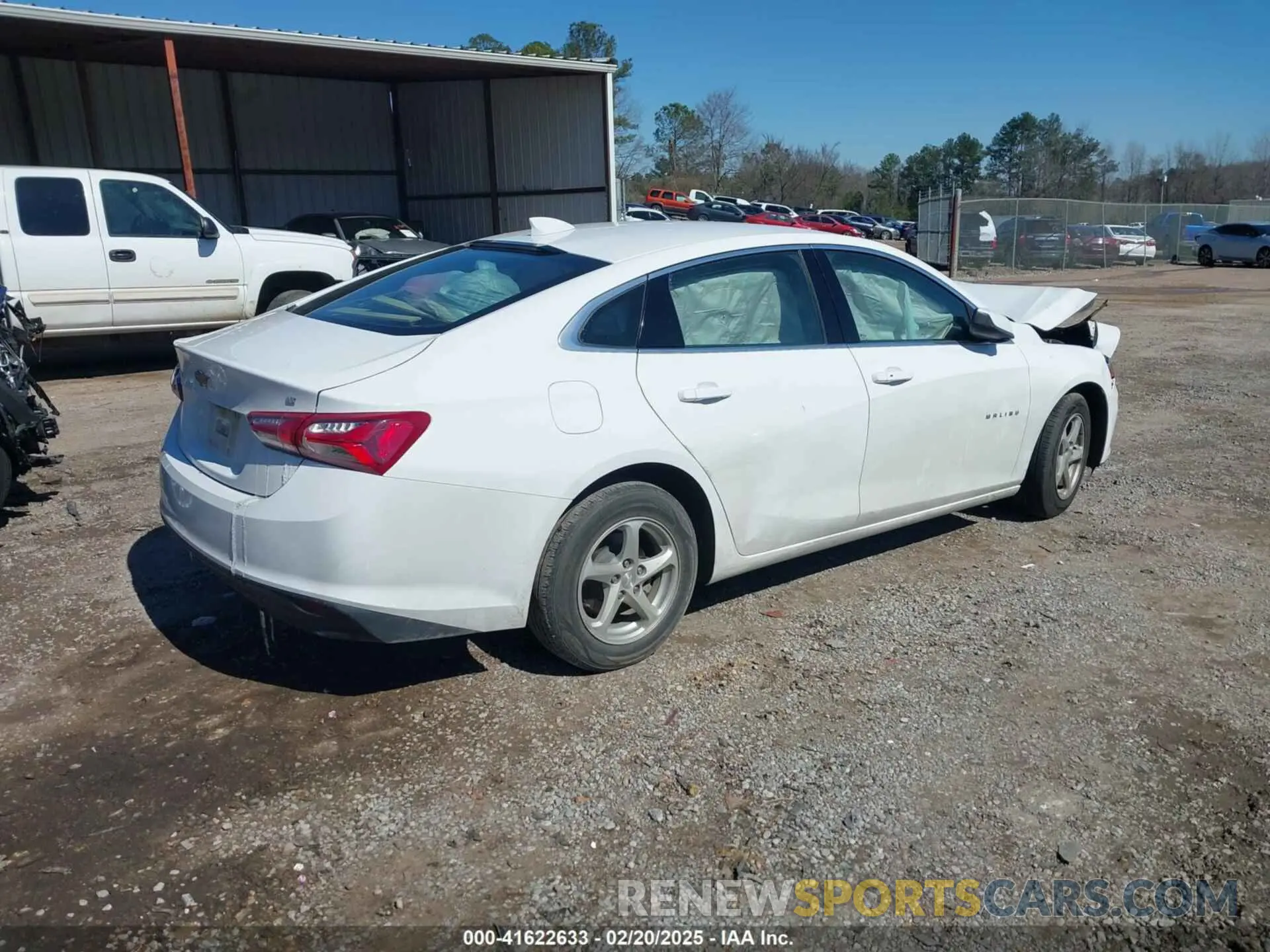 4 Photograph of a damaged car 1G1ZD5ST2MF021993 CHEVROLET MALIBU 2021