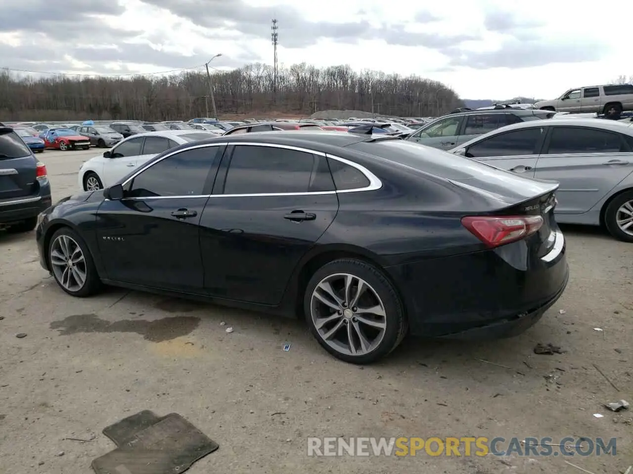 2 Photograph of a damaged car 1G1ZD5ST2MF026255 CHEVROLET MALIBU 2021