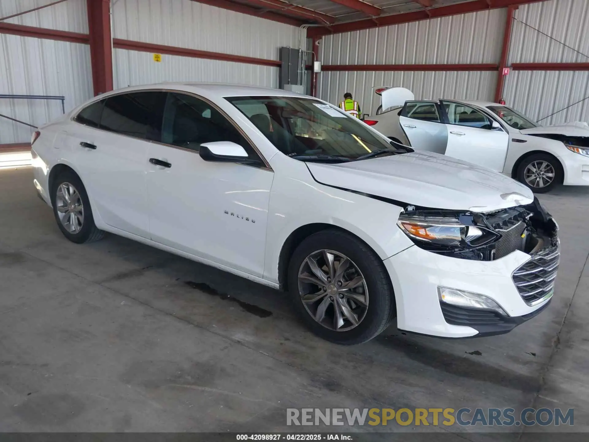 1 Photograph of a damaged car 1G1ZD5ST2MF026675 CHEVROLET MALIBU 2021