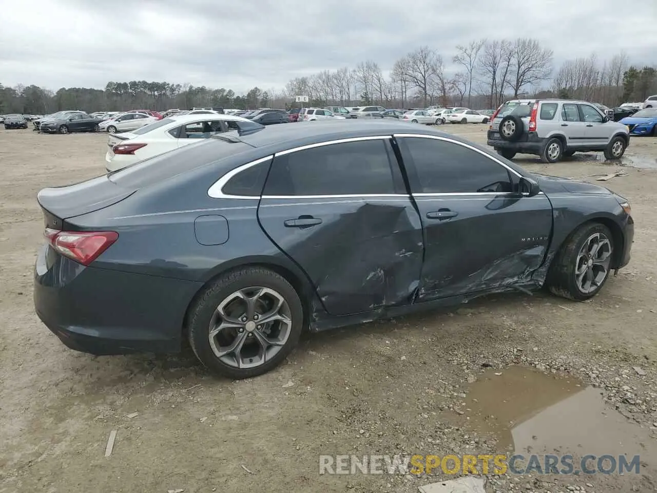 3 Photograph of a damaged car 1G1ZD5ST2MF043783 CHEVROLET MALIBU 2021