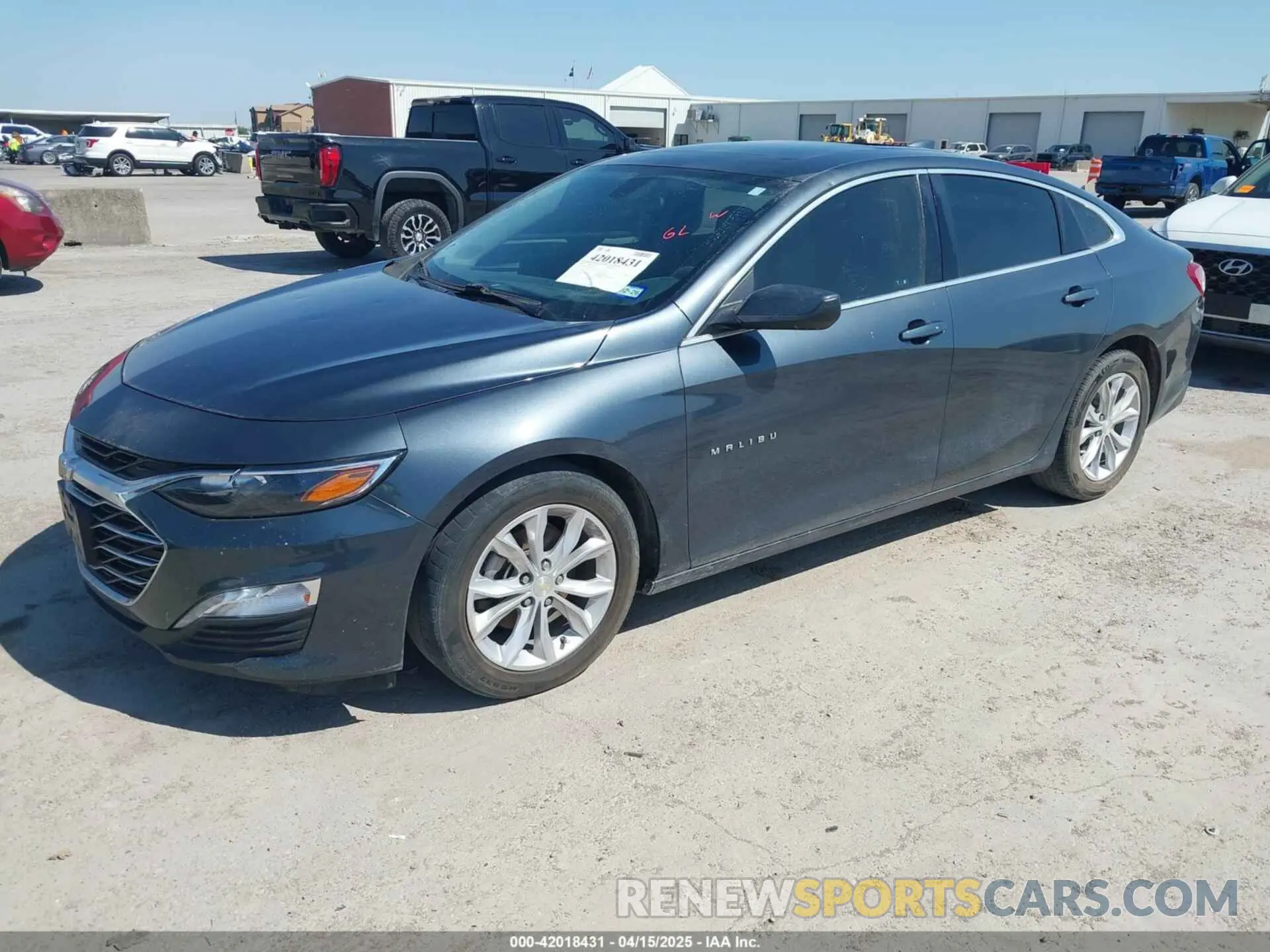 2 Photograph of a damaged car 1G1ZD5ST2MF060387 CHEVROLET MALIBU 2021
