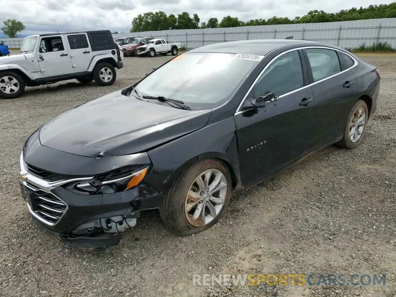 1 Photograph of a damaged car 1G1ZD5ST2MF061524 CHEVROLET MALIBU 2021