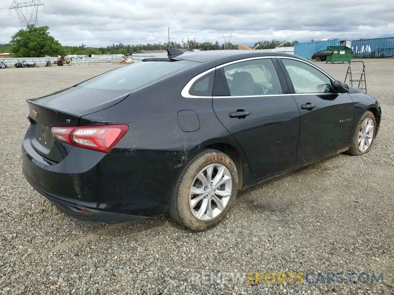 3 Photograph of a damaged car 1G1ZD5ST2MF061524 CHEVROLET MALIBU 2021