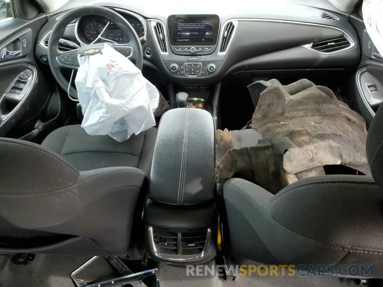 8 Photograph of a damaged car 1G1ZD5ST2MF061524 CHEVROLET MALIBU 2021