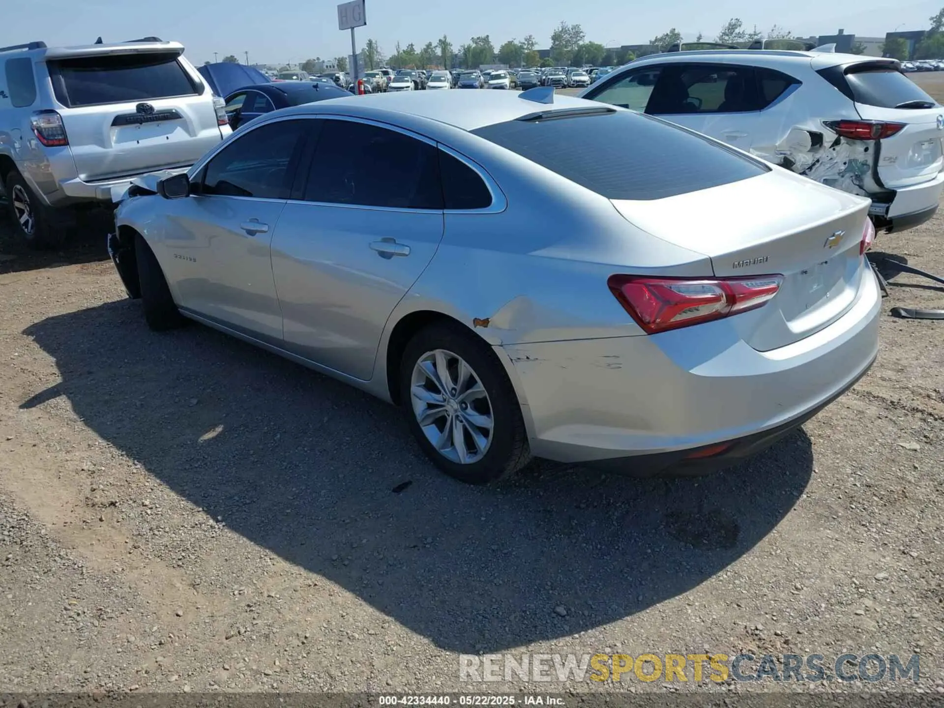 3 Photograph of a damaged car 1G1ZD5ST2MF062429 CHEVROLET MALIBU 2021