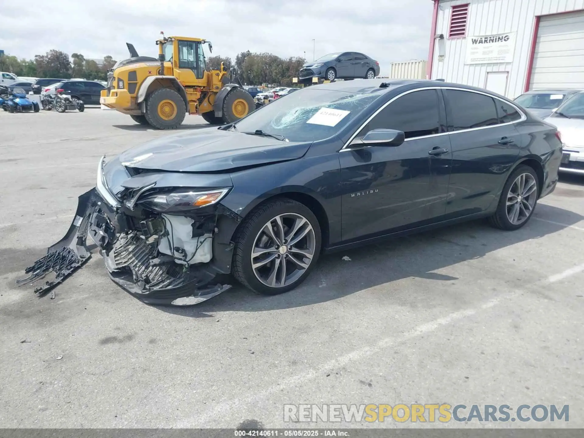 2 Photograph of a damaged car 1G1ZD5ST2MF065251 CHEVROLET MALIBU 2021