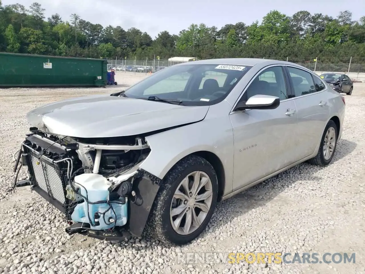 1 Photograph of a damaged car 1G1ZD5ST2MF068666 CHEVROLET MALIBU 2021