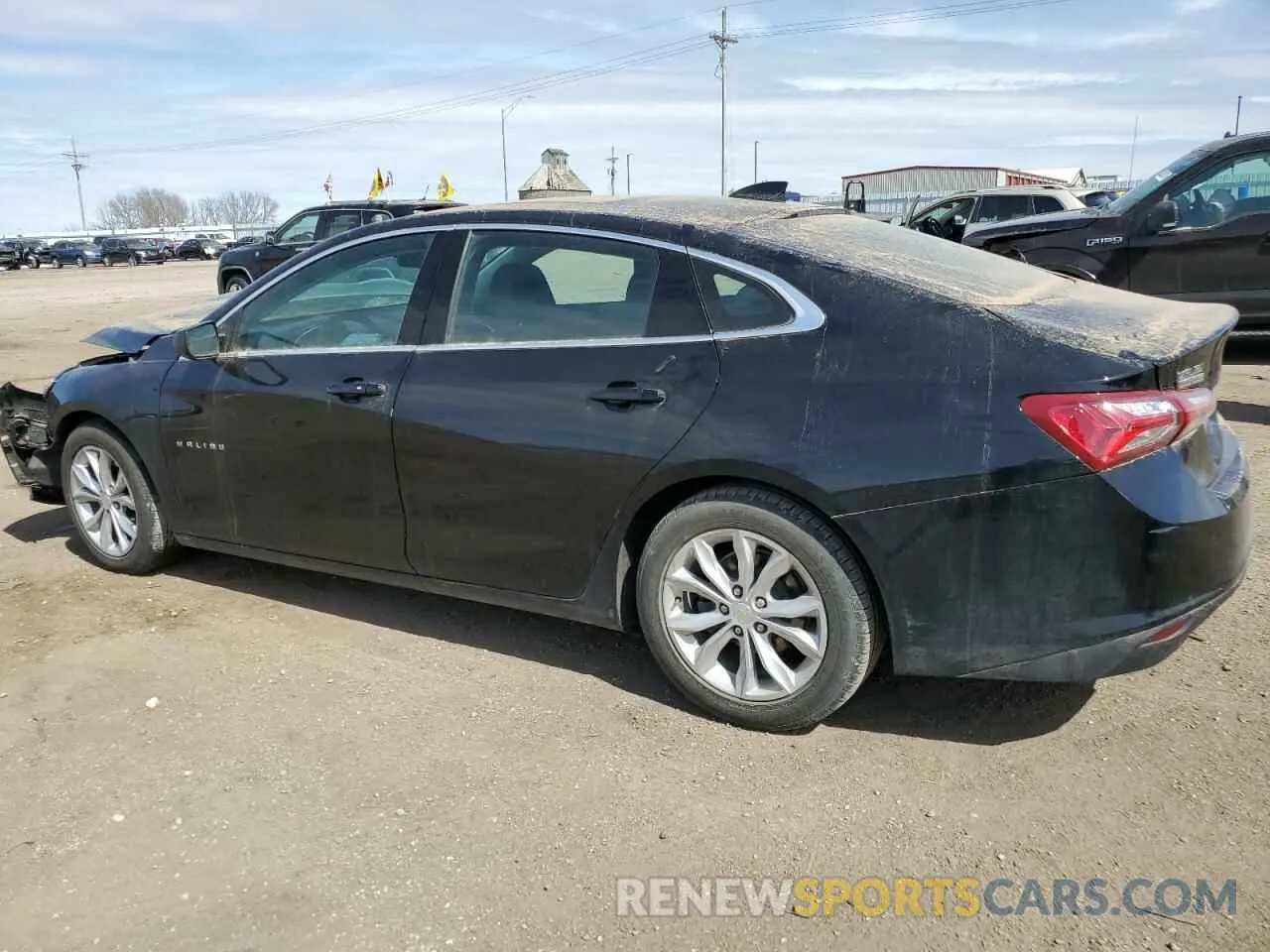 2 Photograph of a damaged car 1G1ZD5ST2MF069848 CHEVROLET MALIBU 2021