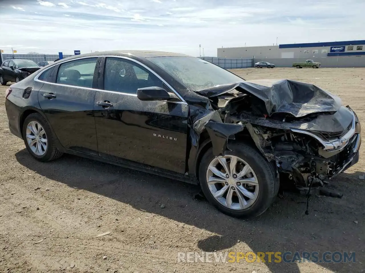 4 Photograph of a damaged car 1G1ZD5ST2MF069848 CHEVROLET MALIBU 2021
