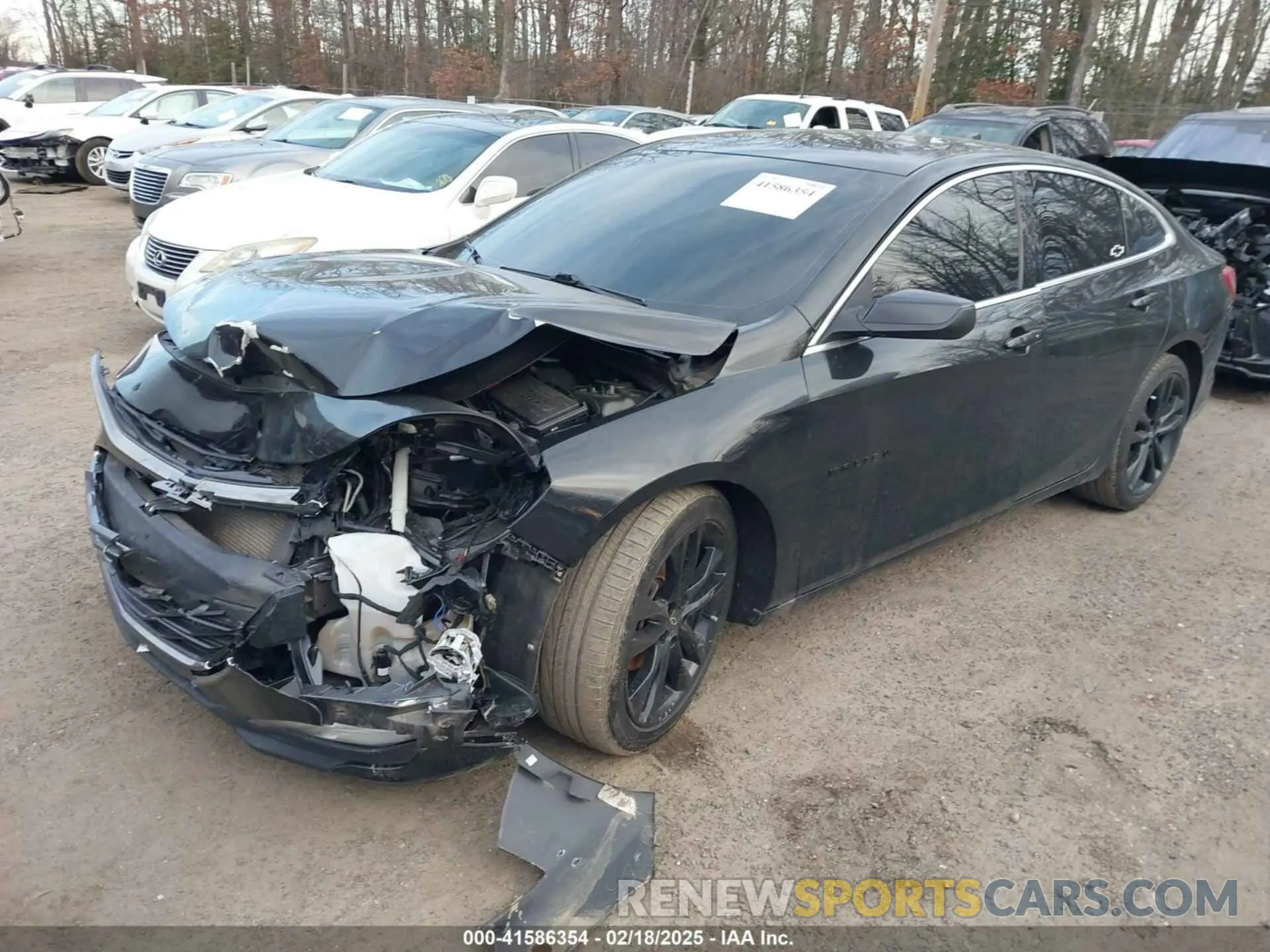 2 Photograph of a damaged car 1G1ZD5ST2MF070336 CHEVROLET MALIBU 2021