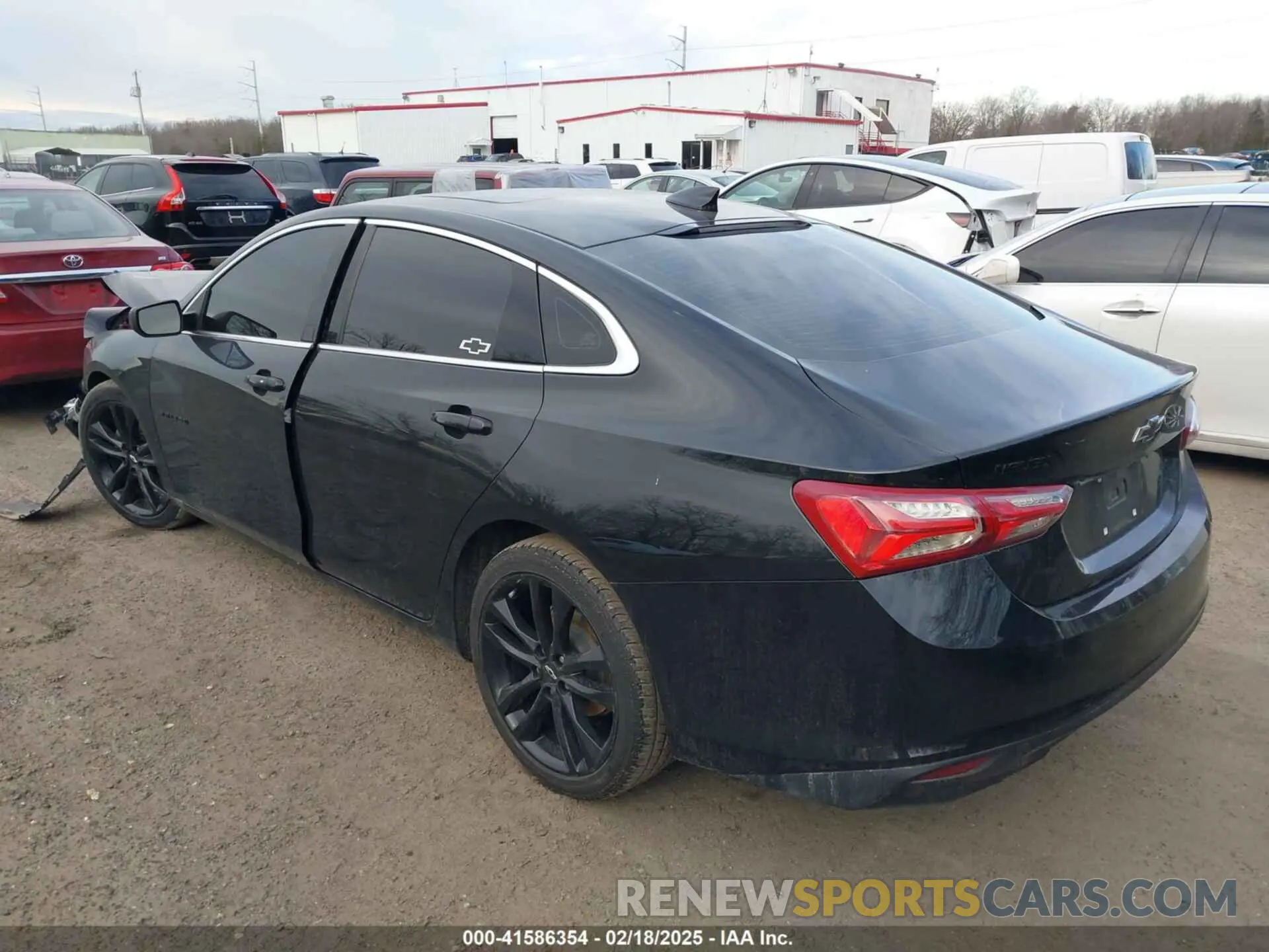 3 Photograph of a damaged car 1G1ZD5ST2MF070336 CHEVROLET MALIBU 2021