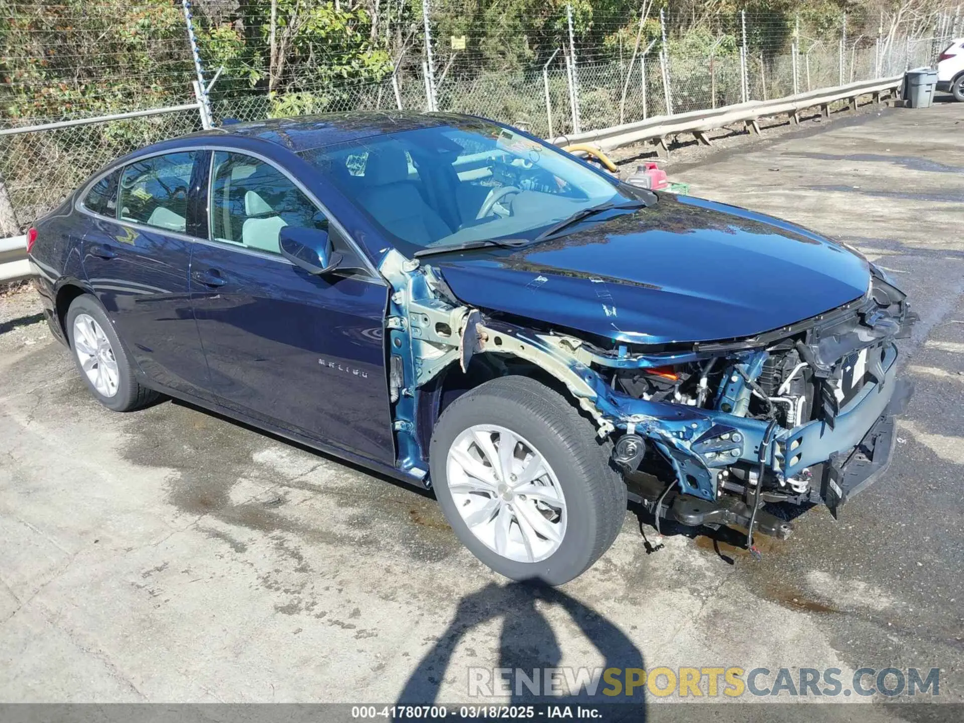 1 Photograph of a damaged car 1G1ZD5ST2MF084155 CHEVROLET MALIBU 2021