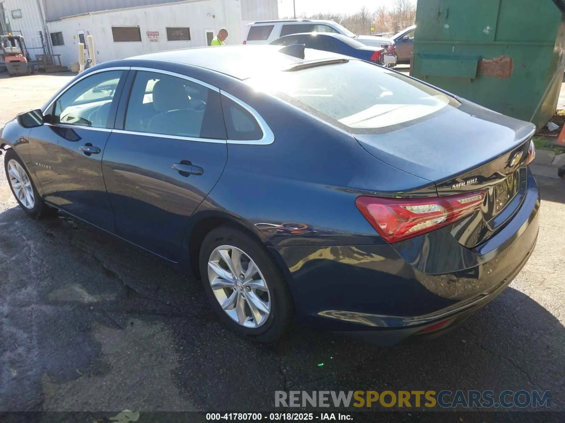 3 Photograph of a damaged car 1G1ZD5ST2MF084155 CHEVROLET MALIBU 2021