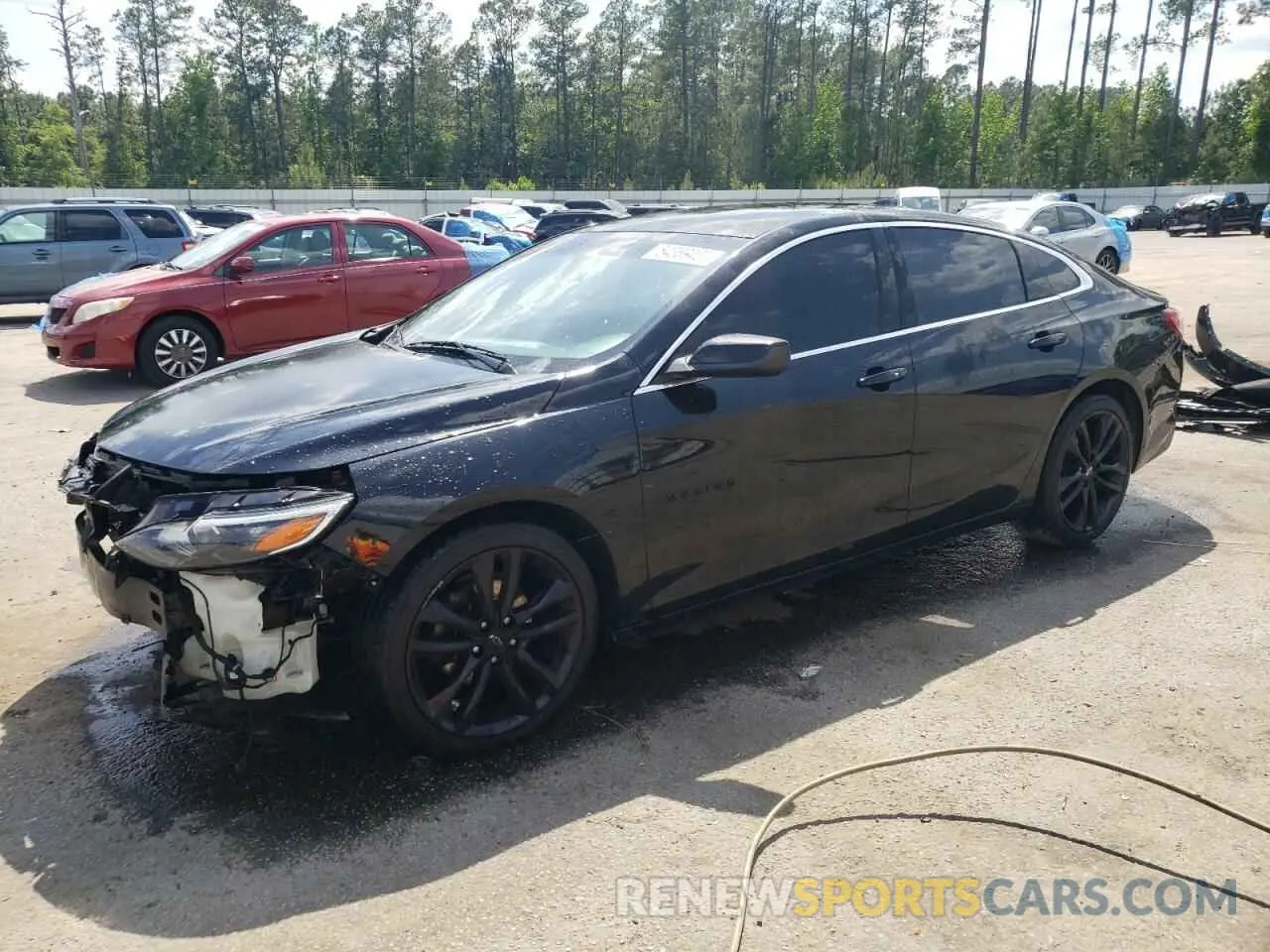 1 Photograph of a damaged car 1G1ZD5ST3MF008301 CHEVROLET MALIBU 2021