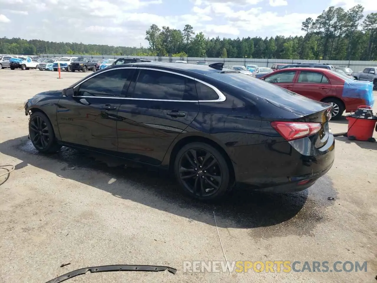 2 Photograph of a damaged car 1G1ZD5ST3MF008301 CHEVROLET MALIBU 2021
