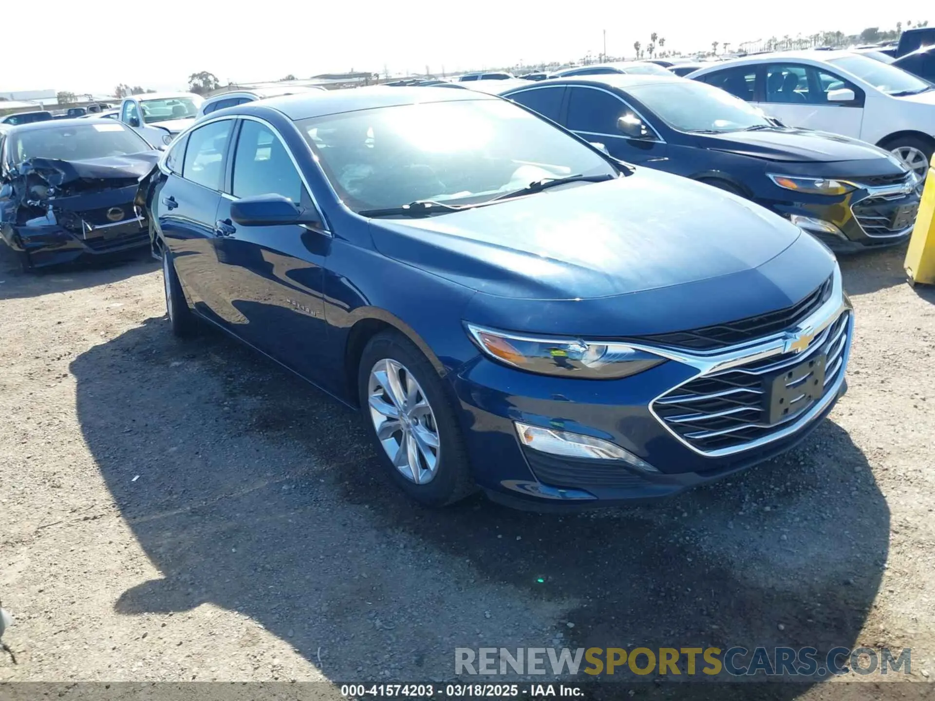 1 Photograph of a damaged car 1G1ZD5ST3MF013496 CHEVROLET MALIBU 2021