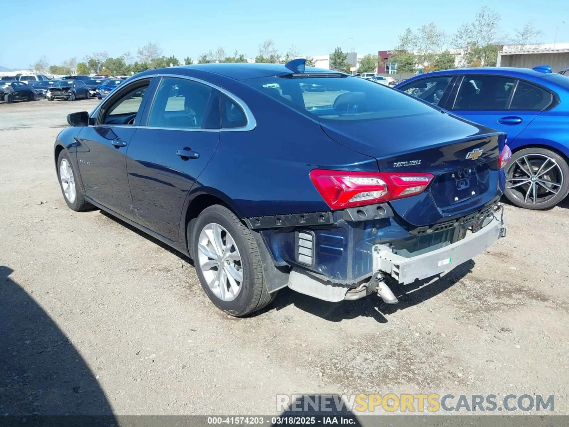 3 Photograph of a damaged car 1G1ZD5ST3MF013496 CHEVROLET MALIBU 2021