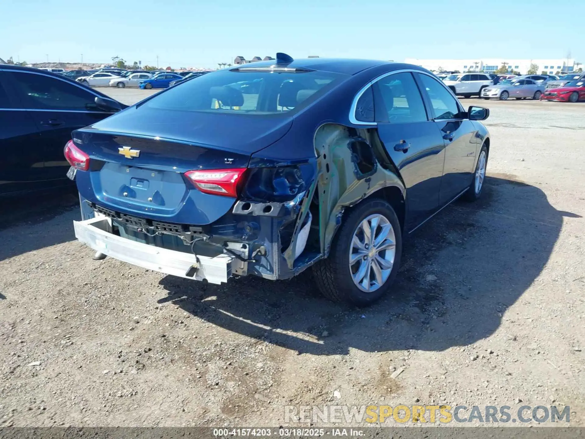 4 Photograph of a damaged car 1G1ZD5ST3MF013496 CHEVROLET MALIBU 2021