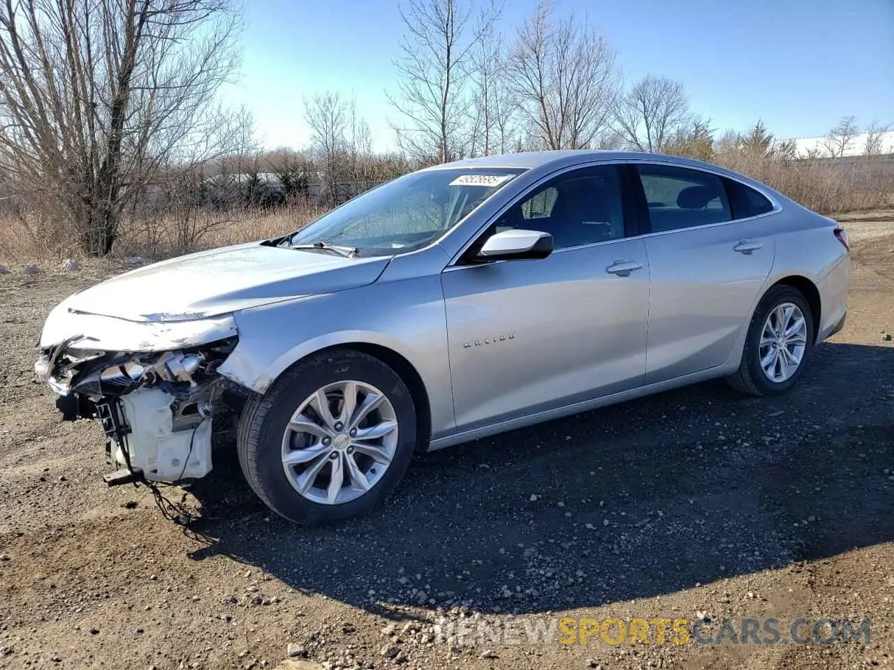 1 Photograph of a damaged car 1G1ZD5ST3MF024790 CHEVROLET MALIBU 2021