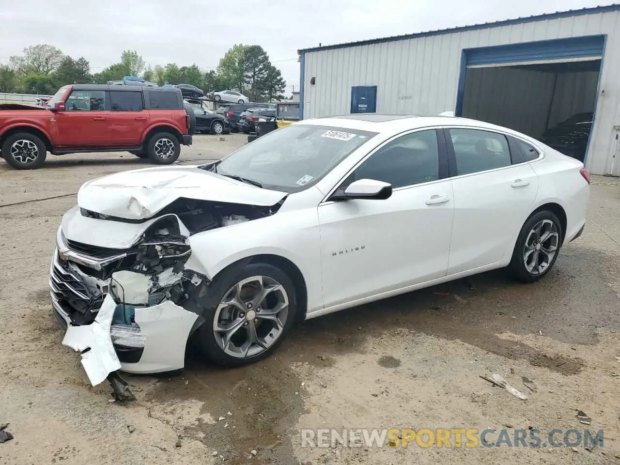 1 Photograph of a damaged car 1G1ZD5ST3MF028533 CHEVROLET MALIBU 2021
