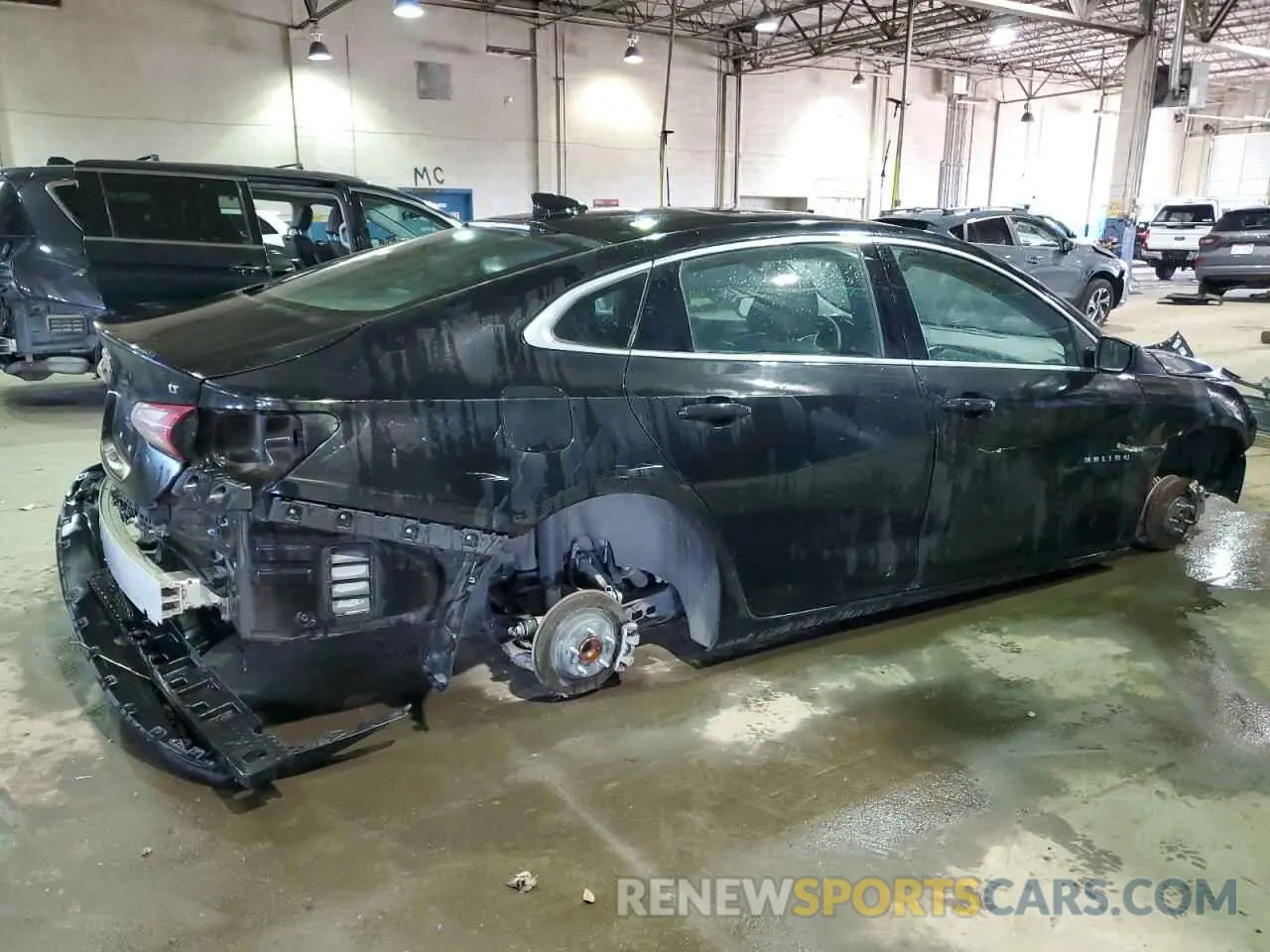 3 Photograph of a damaged car 1G1ZD5ST3MF032808 CHEVROLET MALIBU 2021